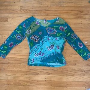 Forbidden long sleeve top, fits like small